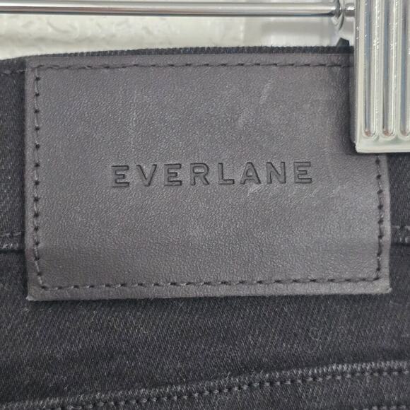 Everlane Mid Rise Skinny Jeans Black Size 27 Ankle Stretch Denim EUC - Picture 6 of 11
